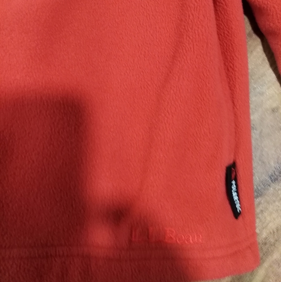 L.L.Bean Full Zip Long Sleeve Fleece Jacket - Picture 2 of 3